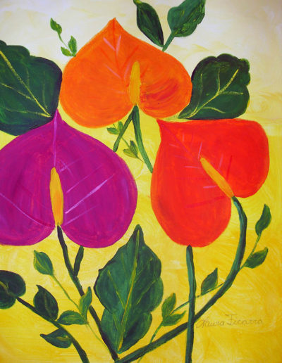 flower paintings online gallery
