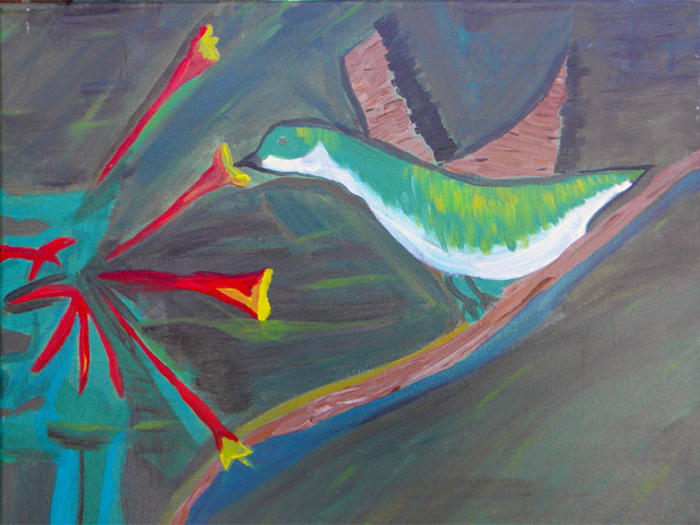 The Hummingbird nature painting gallery